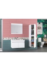 Pierre Cardin Summer 85 cm Soft White Banyo Dolabı