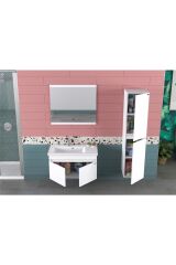 Pierre Cardin Summer 85 cm Soft White Banyo Dolabı