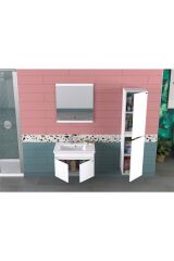 Pierre Cardin Summer 70 cm Soft White Banyo Dolabı