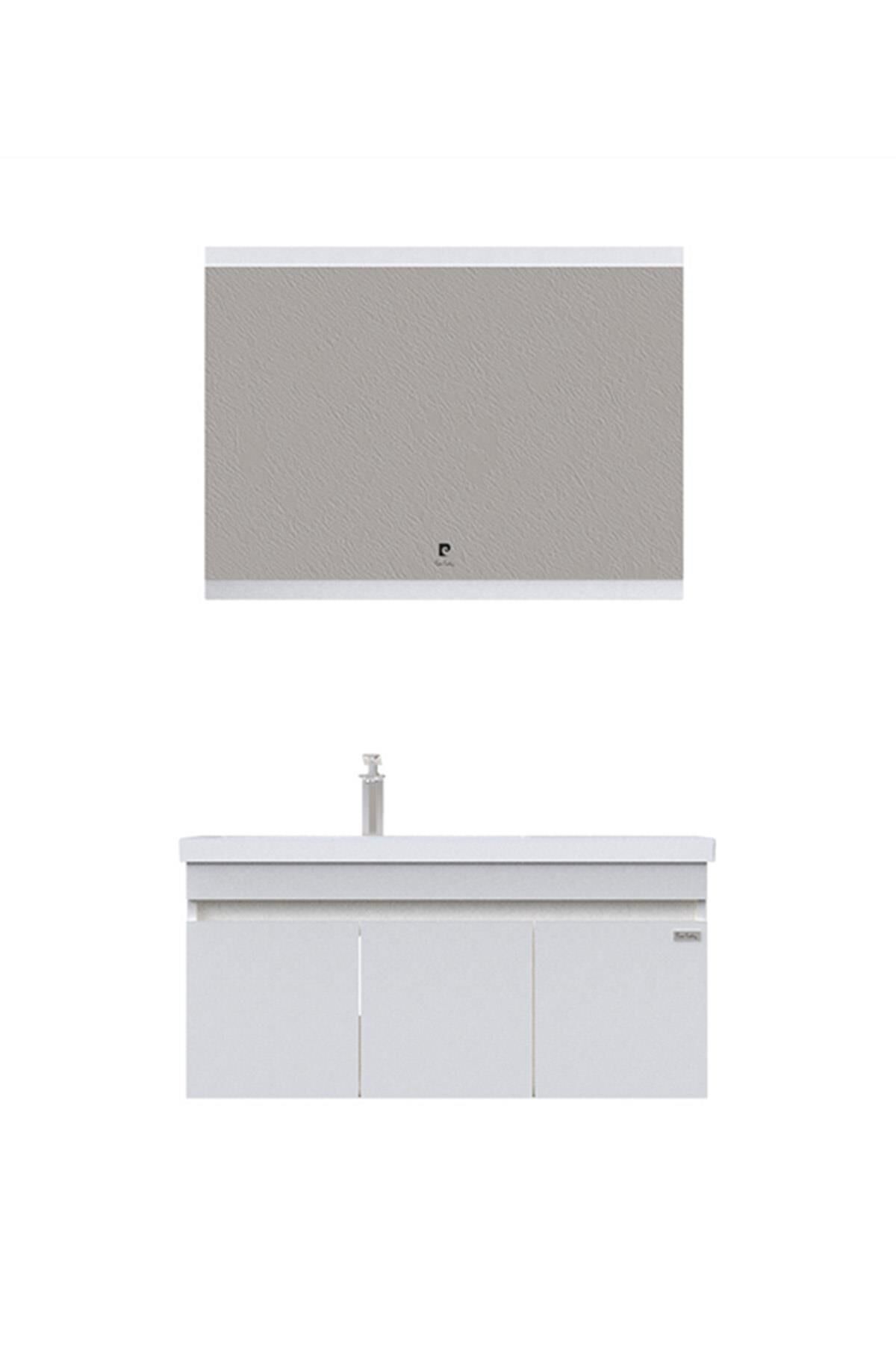 Pierre Cardin Summer 100 cm Soft White Banyo Dolabı