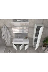 Pierre Cardin Summer 100 cm Soft White Banyo Dolabı
