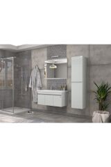 Pierre Cardin Summer 100 cm Soft White Banyo Dolabı