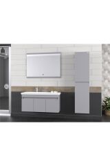 Pierre Cardin Summer 100 cm Soft Grey Banyo Dolabı