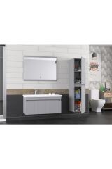 Pierre Cardin Summer 100 cm Soft Grey Banyo Dolabı