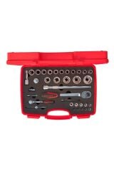 İzeltaş 1/4'' 1/2'' 35 li Altı Köşe Lokma Anahtar Takımı (1113001038)