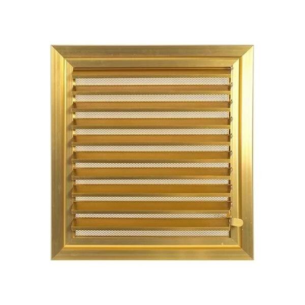 Banyo Havalandırma Menfezi 34x34 Altın Sarı Gold