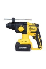 Rtrmax Rts5040 Akülü Pnömatik Kırıcı-Delici Kömürsüz 1.8J 20MM 2x4 Ah Akü S-Lion