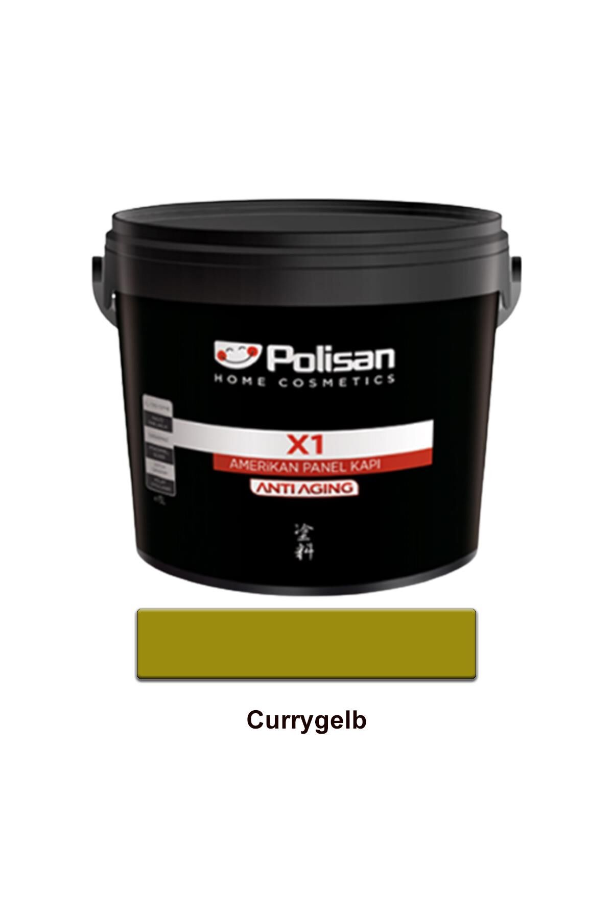 Polisan X1 Panel Kapı Boyası 2,5 lt. Ral 1027 Köri Sarısı