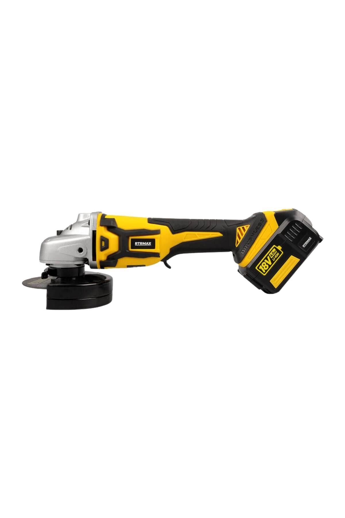 Rtrmax Rtx2055 Akülü Avuç Taşlama Kömürsüz 115MM 8.500RPM 2x4 Ah Akü  X-Lion