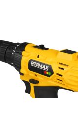 Rtrmax Rtm350 Akülü Matkap 18V 2x1.5 Ah Akü 1400 d/Dk 30Nm