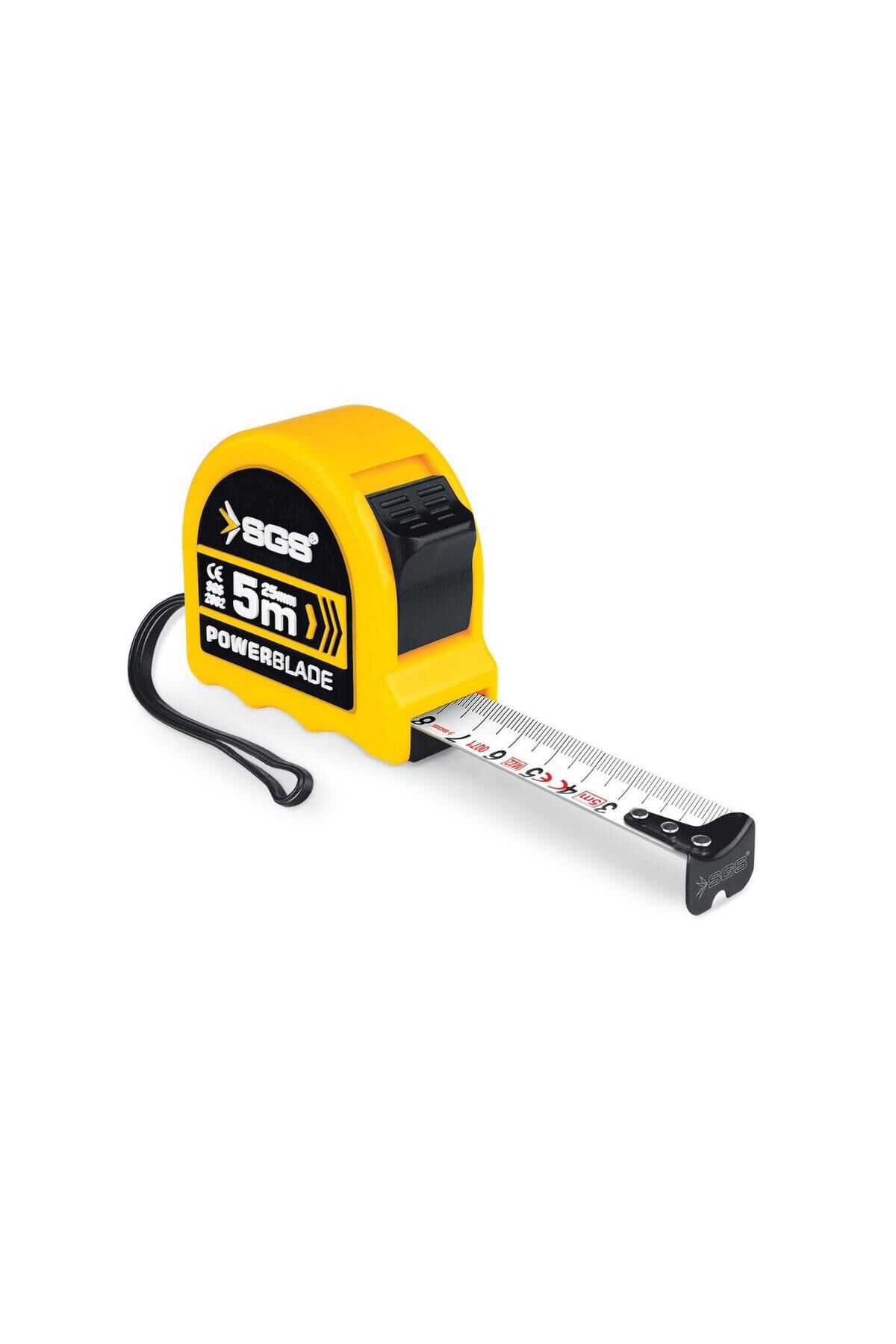 Sgs Şerit Metre 5x19 (Çift stop)