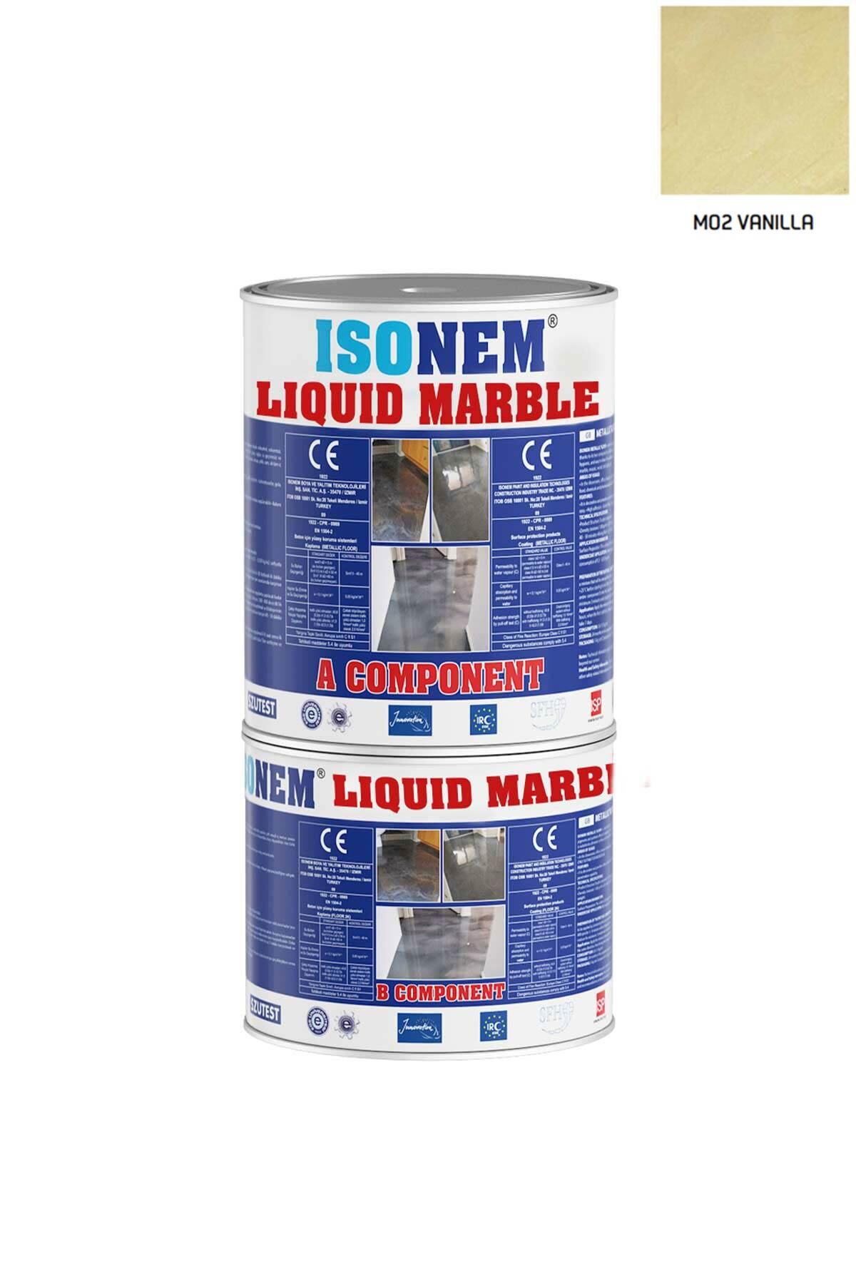 Isonem Liquid Marble Sıvı Mermer 2,5 kg M02 VANILLA