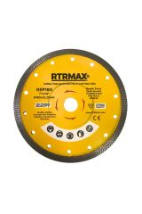 Rtrmax Rep180 Çapraz Dişli Hassas Mermer Kesici Elmas 180 mm
