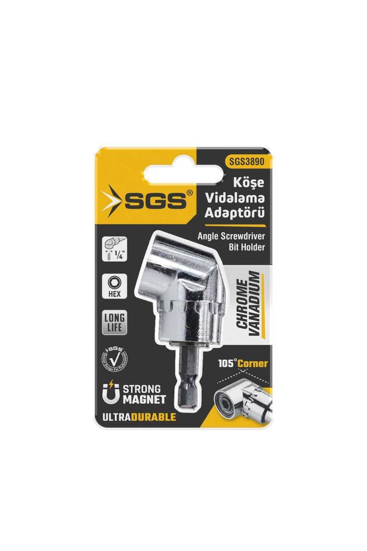 Sgs 3890 Köşe Vidalama Adaptörü Kısa