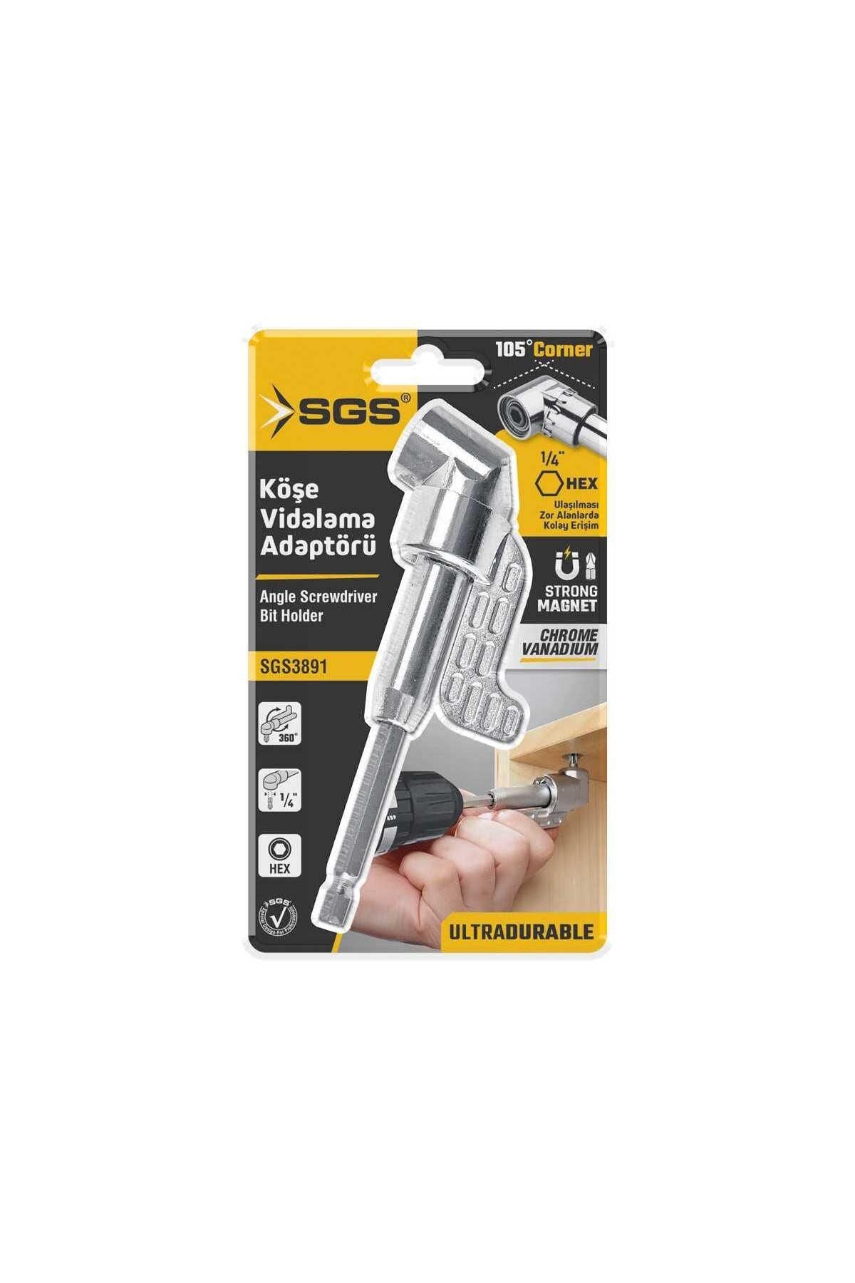 Sgs 3891 Köşe Vidalama Adaptörü Uzun