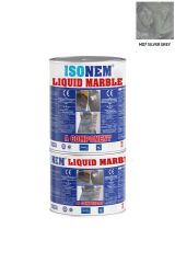 Isonem Liquid Marble Sıvı Mermer 500 gr. M07 SILVER GREY