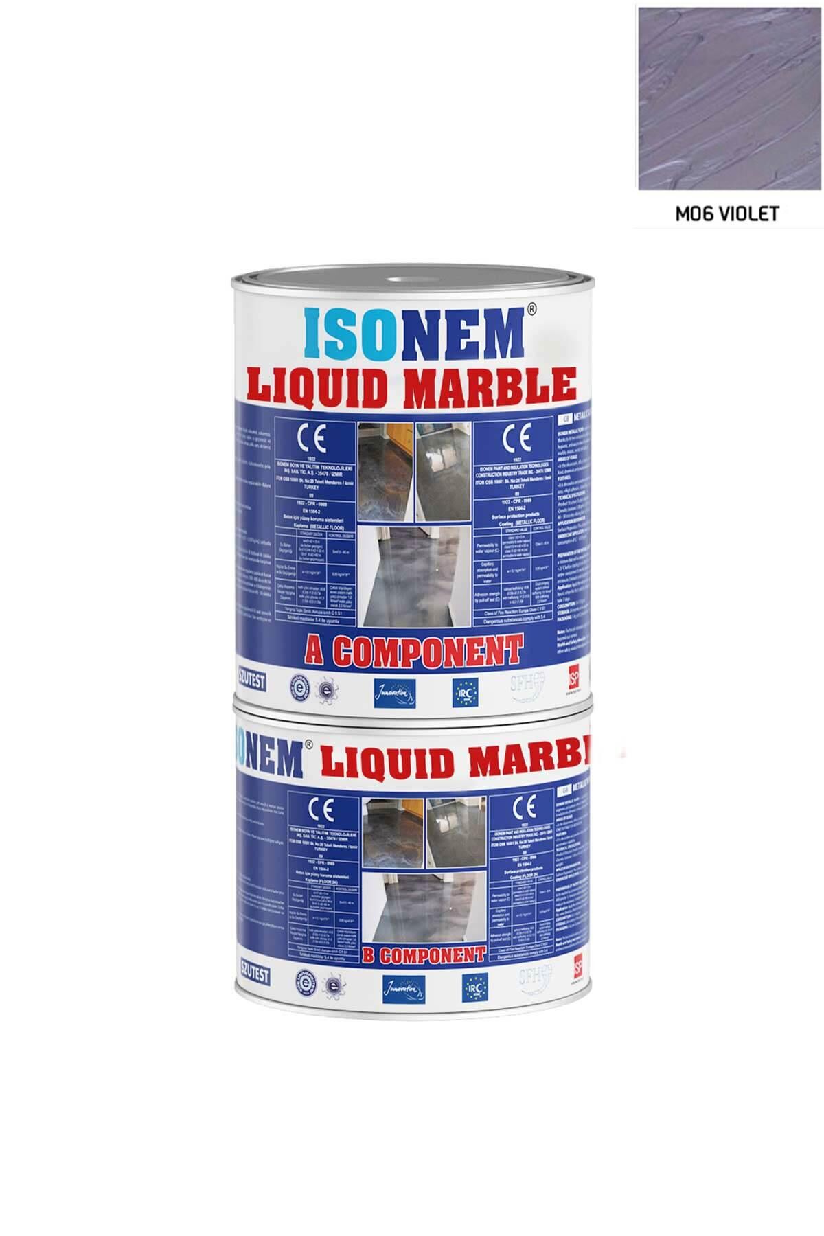 Isonem Liquid Marble Sıvı Mermer 500 gr. M06 VIOLET