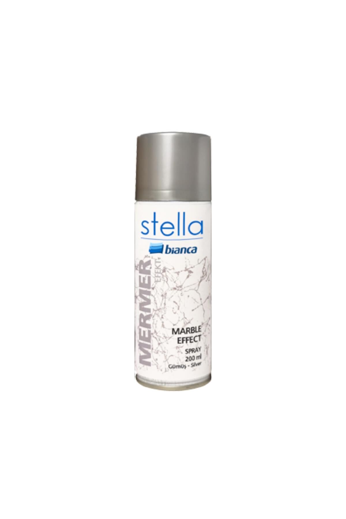 Bianca Stella Sprey Mermer Efekt Gümüş 200 ml.