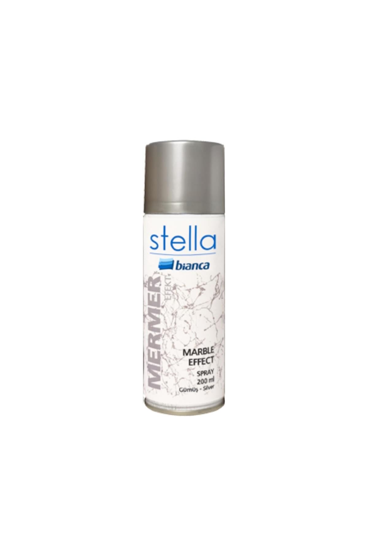 Bianca Stella Sprey Mermer Efekt Gümüş 200 ml.