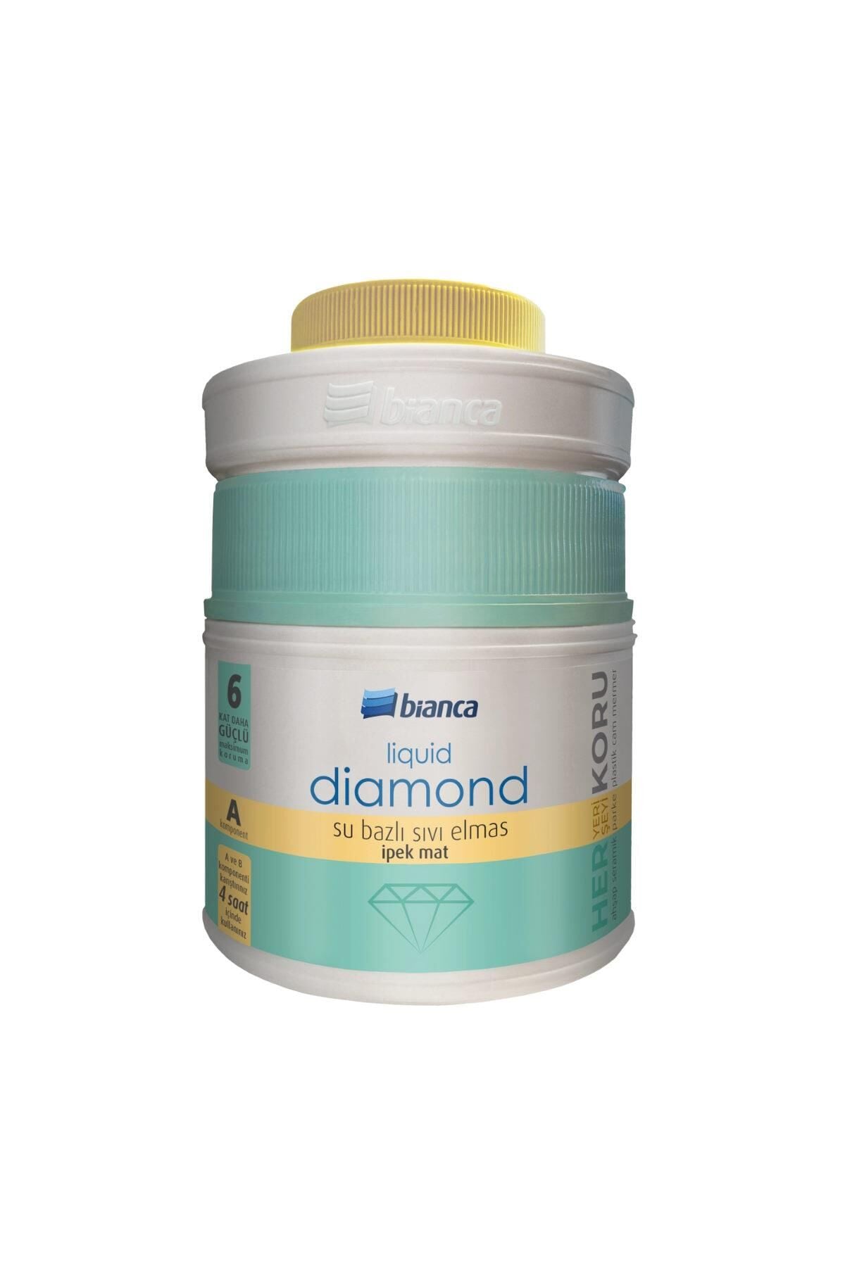 Bianca Liquid Diamond Su Bazlı Sıvı Elmas İpek Mat 600 gr.