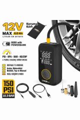 Sgs 5398 Şarjlı Hava Kompresörü Dijital 12V 6.0 Ah