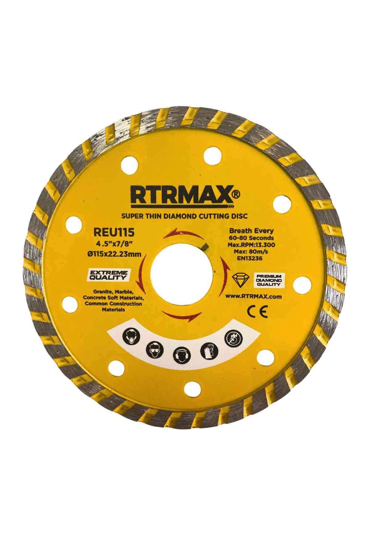 Rtrmax Reu115 Mermer Kesici Elmas Turbo 115 mm